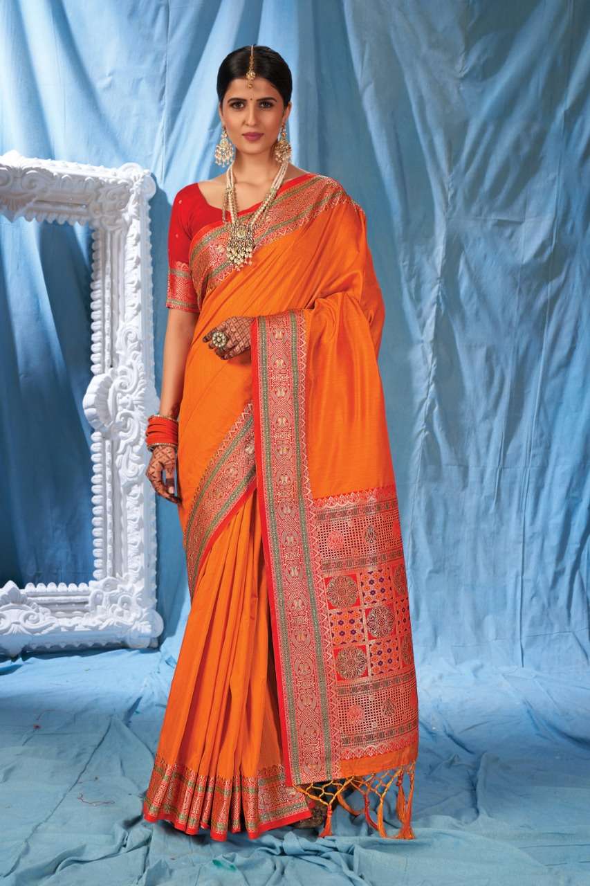 KANIKA SILK BY SANGAM PRINTS 1377 TO 1382 SERIES INDIAN TRADITIONAL WEAR COLLECTION BEAUTIFUL STYLISH FANCY COLORFUL PARTY WEAR & OCCASIONAL WEAR SILK SAREES AT WHOLESALE PRICE