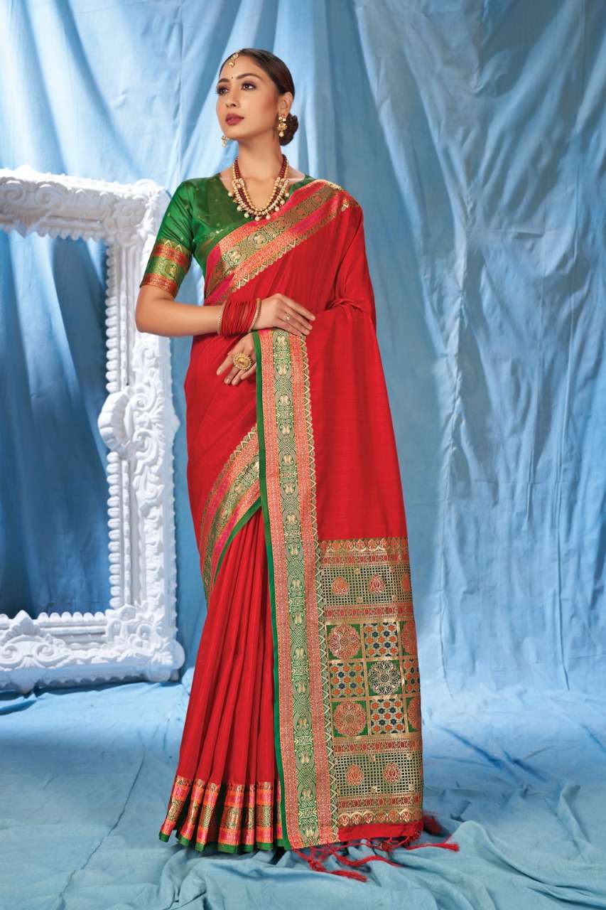 KANIKA SILK BY SANGAM PRINTS 1377 TO 1382 SERIES INDIAN TRADITIONAL WEAR COLLECTION BEAUTIFUL STYLISH FANCY COLORFUL PARTY WEAR & OCCASIONAL WEAR SILK SAREES AT WHOLESALE PRICE