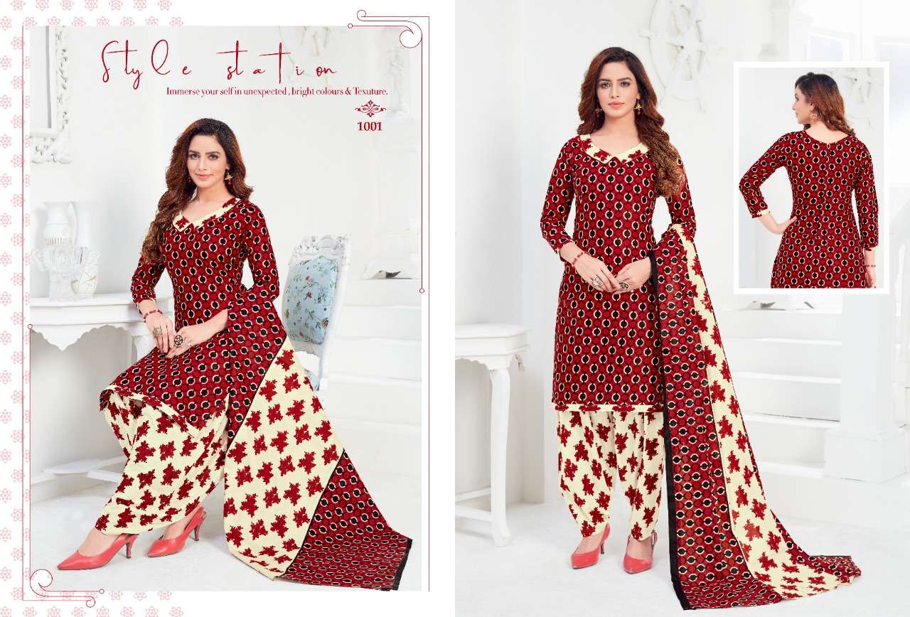 RIO VOL-14 BY LAADO 1401 TO 1412 SERIES BEAUTIFUL STYLISH SUITS FANCY COLORFUL CASUAL WEAR & ETHNIC WEAR & READY TO WEAR HEAVY COTTON PRINTED DRESSES AT WHOLESALE PRICE