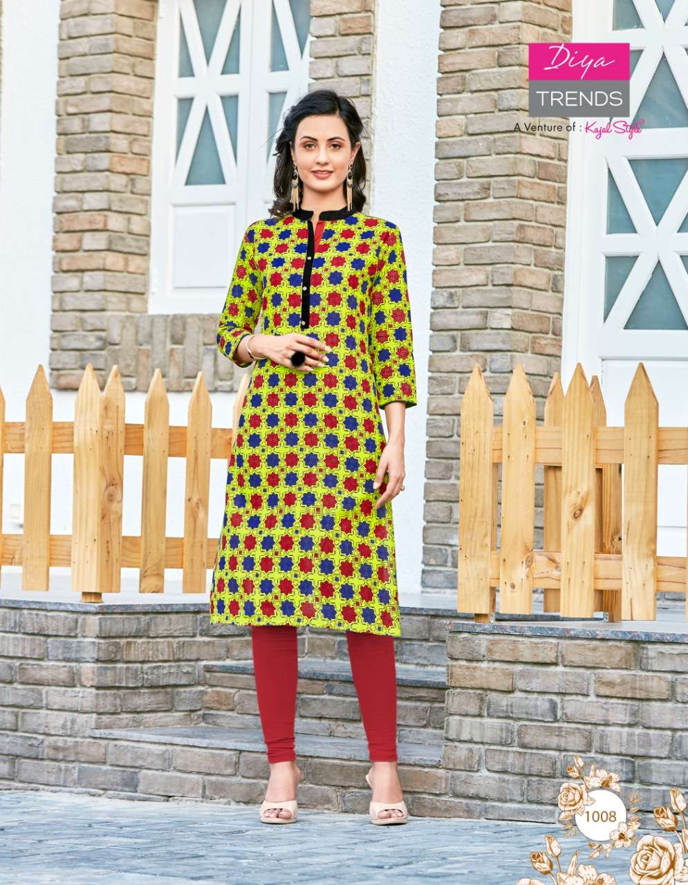 BABY DOLLS VOL-1 BY DIYA TRENDS 1001 TO 1020 SERIES DESIGNER STYLISH FANCY COLORFUL BEAUTIFUL PARTY WEAR & ETHNIC WEAR COLLECTION COTTON KURTIS AT WHOLESALE PRICE