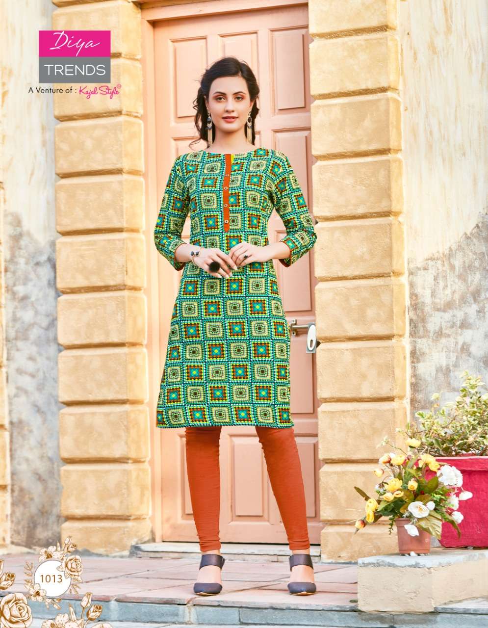 BABY DOLLS VOL-1 BY DIYA TRENDS 1001 TO 1020 SERIES DESIGNER STYLISH FANCY COLORFUL BEAUTIFUL PARTY WEAR & ETHNIC WEAR COLLECTION COTTON KURTIS AT WHOLESALE PRICE