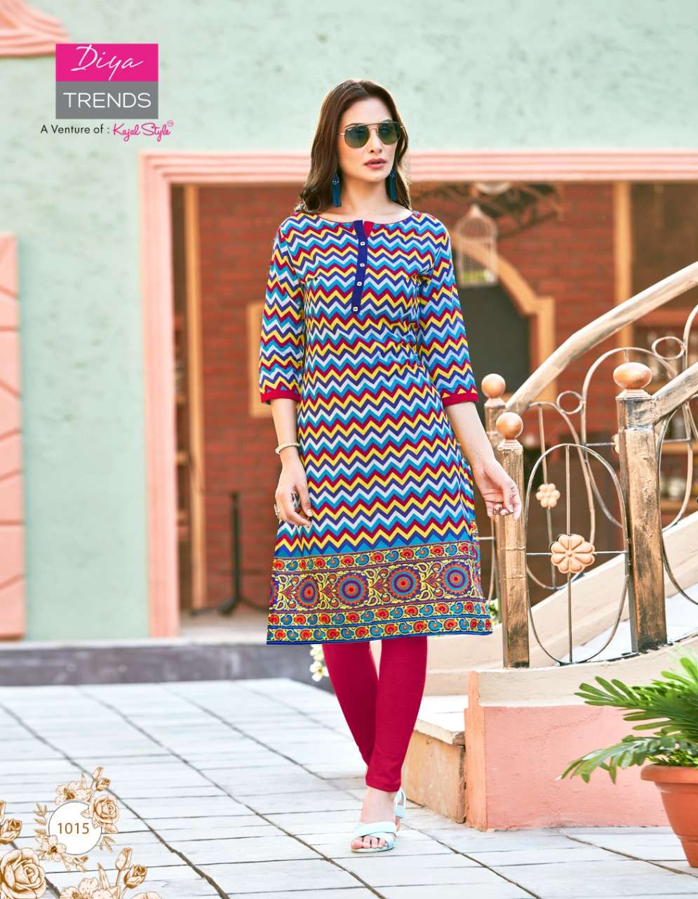 BABY DOLLS VOL-1 BY DIYA TRENDS 1001 TO 1020 SERIES DESIGNER STYLISH FANCY COLORFUL BEAUTIFUL PARTY WEAR & ETHNIC WEAR COLLECTION COTTON KURTIS AT WHOLESALE PRICE