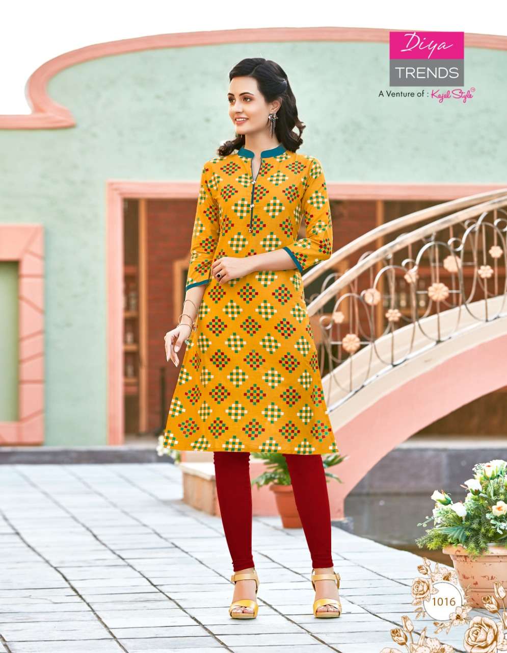 BABY DOLLS VOL-1 BY DIYA TRENDS 1001 TO 1020 SERIES DESIGNER STYLISH FANCY COLORFUL BEAUTIFUL PARTY WEAR & ETHNIC WEAR COLLECTION COTTON KURTIS AT WHOLESALE PRICE