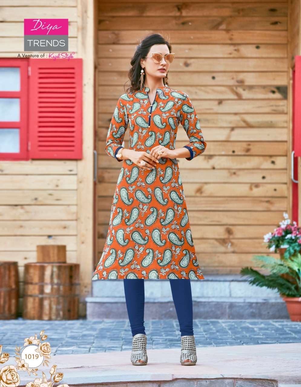 BABY DOLLS VOL-1 BY DIYA TRENDS 1001 TO 1020 SERIES DESIGNER STYLISH FANCY COLORFUL BEAUTIFUL PARTY WEAR & ETHNIC WEAR COLLECTION COTTON KURTIS AT WHOLESALE PRICE