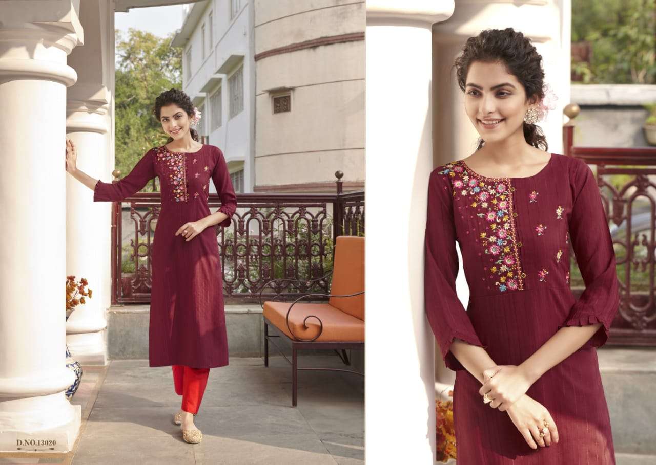 PILI VOL-5 BY KALAROOP 13019 TO 13026 SERIES DESIGNER STYLISH FANCY COLORFUL BEAUTIFUL PARTY WEAR & ETHNIC WEAR COLLECTION FANCY KURTIS AT WHOLESALE PRICE