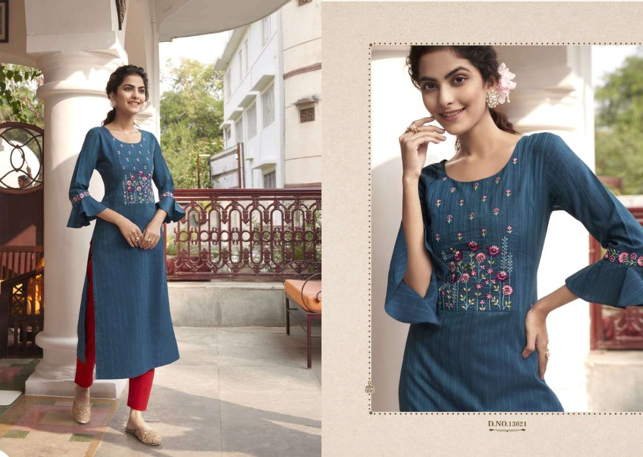 PILI VOL-5 BY KALAROOP 13019 TO 13026 SERIES DESIGNER STYLISH FANCY COLORFUL BEAUTIFUL PARTY WEAR & ETHNIC WEAR COLLECTION FANCY KURTIS AT WHOLESALE PRICE