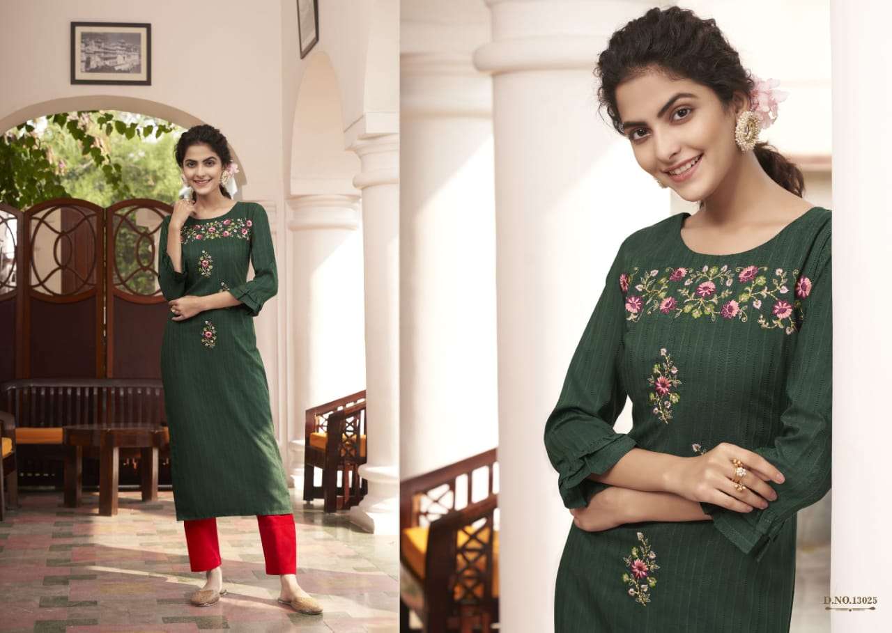 PILI VOL-5 BY KALAROOP 13019 TO 13026 SERIES DESIGNER STYLISH FANCY COLORFUL BEAUTIFUL PARTY WEAR & ETHNIC WEAR COLLECTION FANCY KURTIS AT WHOLESALE PRICE