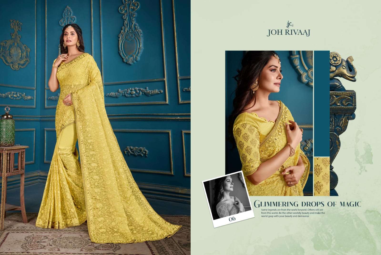 KADHAI BY JOH RIVAAJ 01 TO 10 SERIES INDIAN TRADITIONAL WEAR COLLECTION BEAUTIFUL STYLISH FANCY COLORFUL PARTY WEAR & OCCASIONAL WEAR FANCY SAREES AT WHOLESALE PRICE