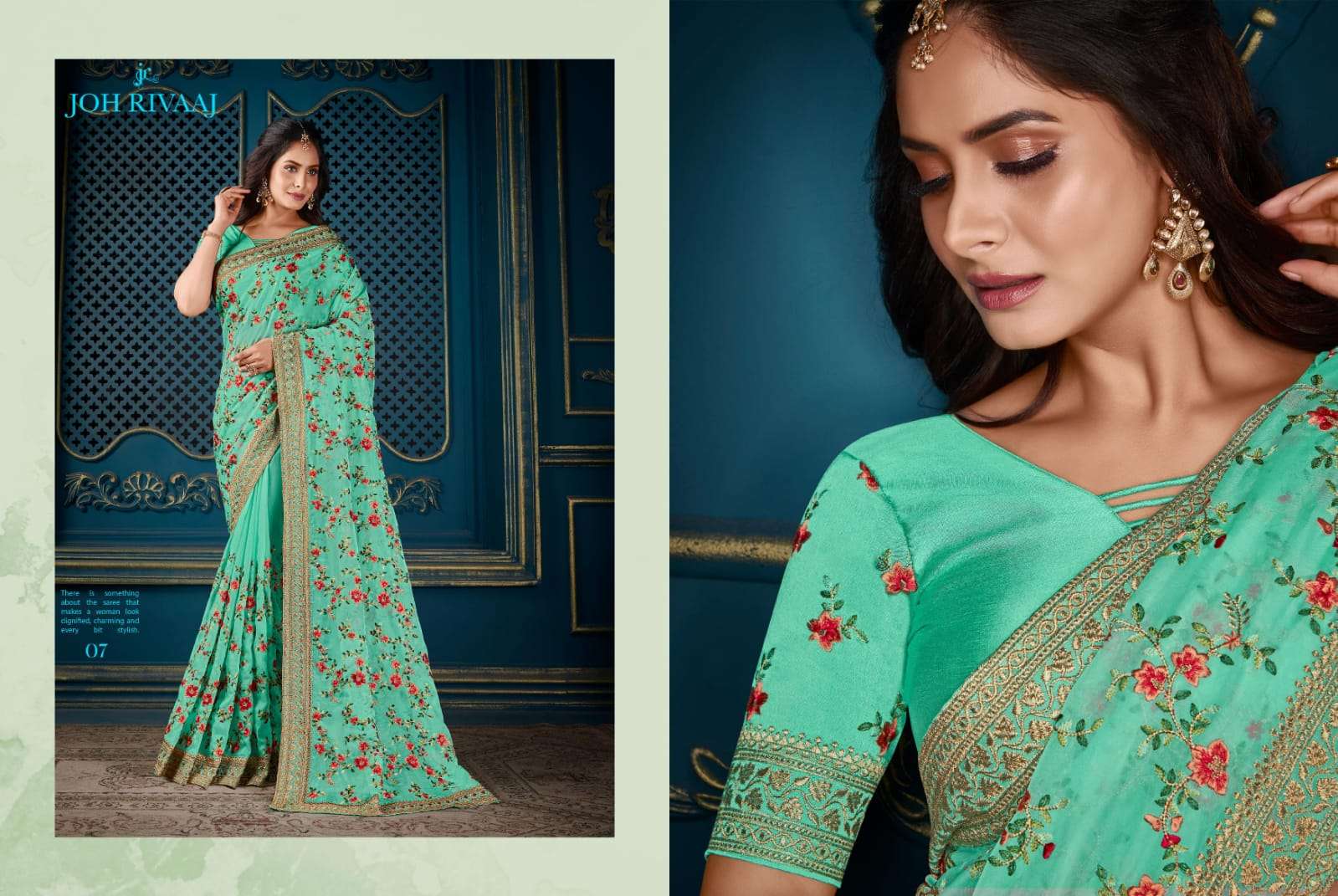 KADHAI BY JOH RIVAAJ 01 TO 10 SERIES INDIAN TRADITIONAL WEAR COLLECTION BEAUTIFUL STYLISH FANCY COLORFUL PARTY WEAR & OCCASIONAL WEAR FANCY SAREES AT WHOLESALE PRICE