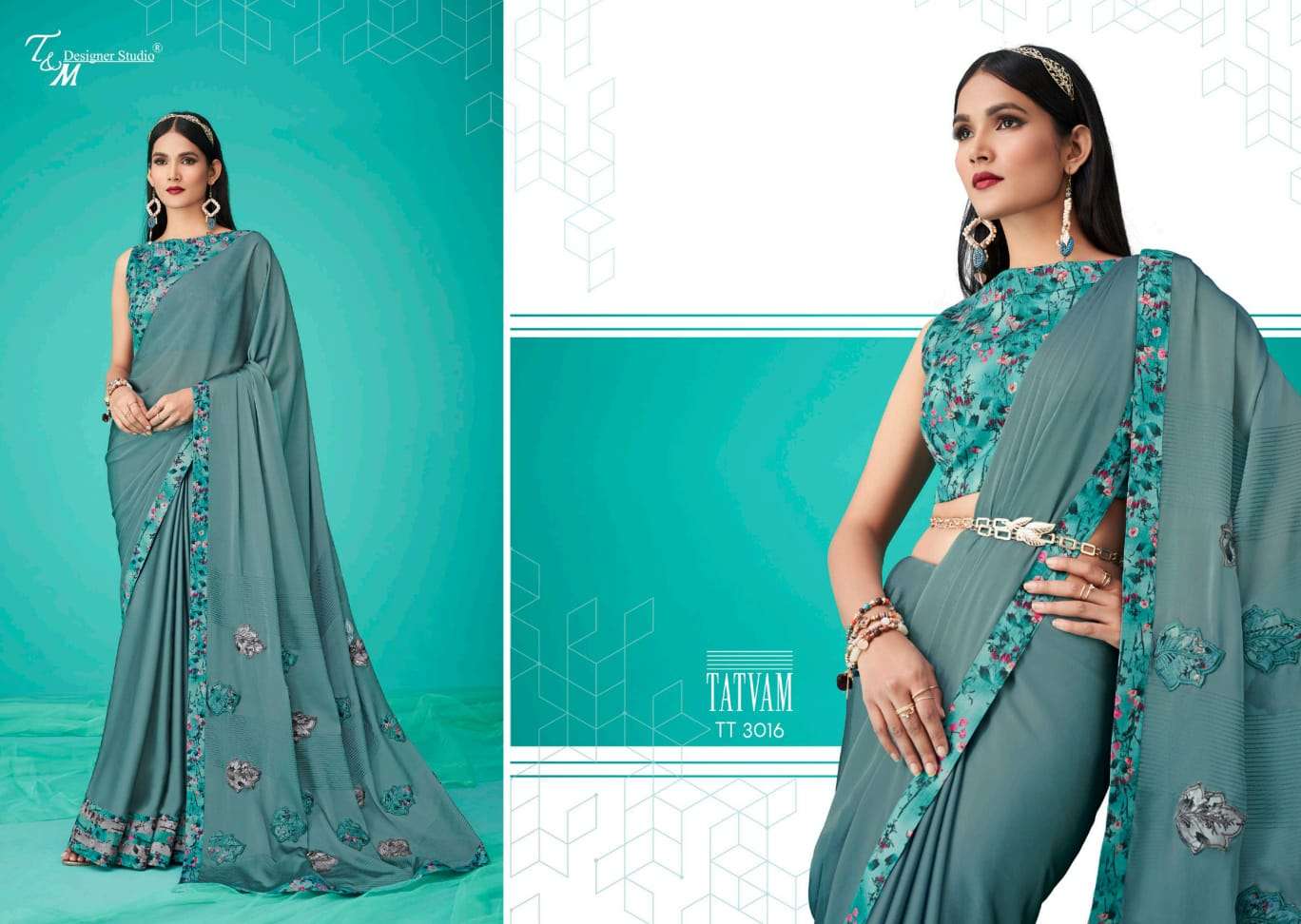 TATVAM VOL-30 BY T AND M DESIGNER STUDIO 3009 TO 3022 SERIES BEAUTIFUL SUITS COLORFUL STYLISH FANCY CASUAL WEAR & ETHNIC WEAR FANCY DRESSES AT WHOLESALE PRICE