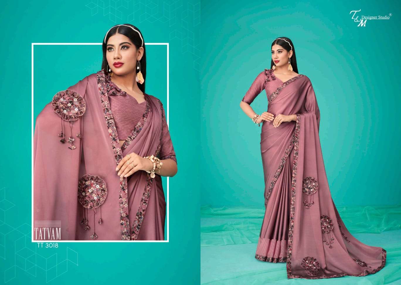 TATVAM VOL-30 BY T AND M DESIGNER STUDIO 3009 TO 3022 SERIES BEAUTIFUL SUITS COLORFUL STYLISH FANCY CASUAL WEAR & ETHNIC WEAR FANCY DRESSES AT WHOLESALE PRICE