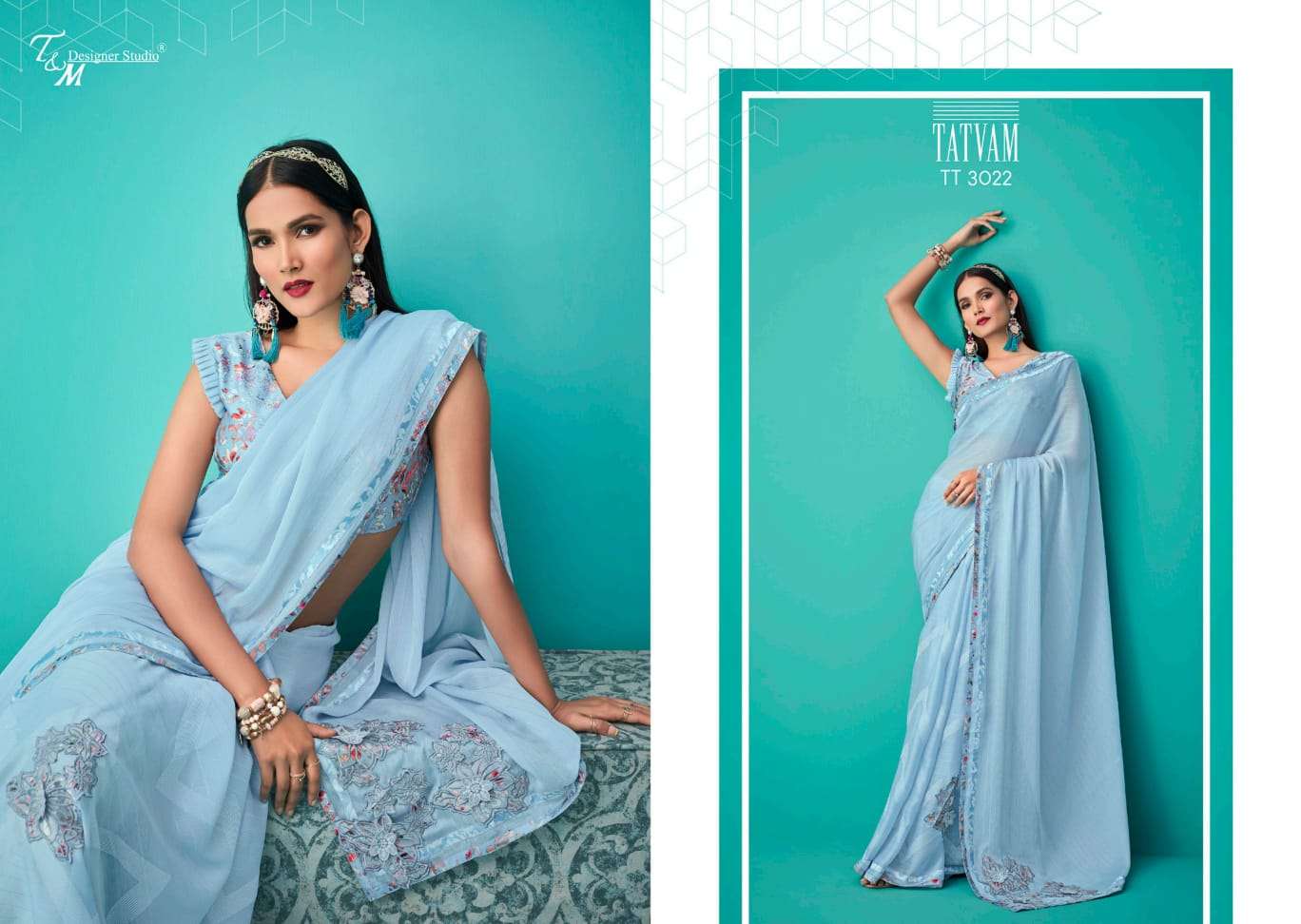 TATVAM VOL-30 BY T AND M DESIGNER STUDIO 3009 TO 3022 SERIES BEAUTIFUL SUITS COLORFUL STYLISH FANCY CASUAL WEAR & ETHNIC WEAR FANCY DRESSES AT WHOLESALE PRICE