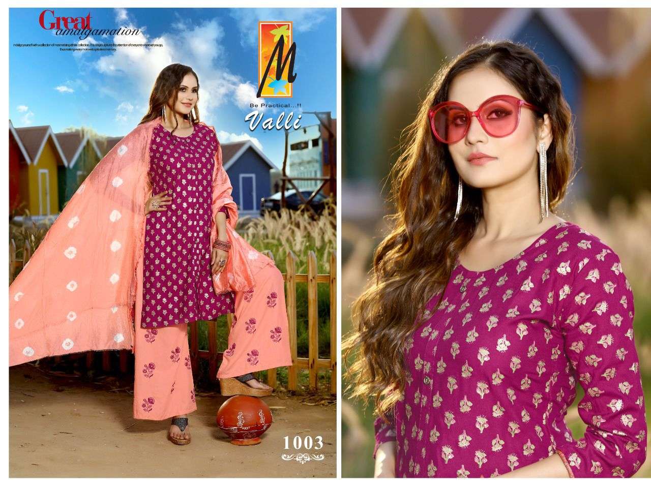 VALLI BY MASTER 1001 TO 1008 SERIES BEAUTIFUL SUITS COLORFUL STYLISH FANCY CASUAL WEAR & ETHNIC WEAR HEAVY RAYON PRINT DRESSES AT WHOLESALE PRICE