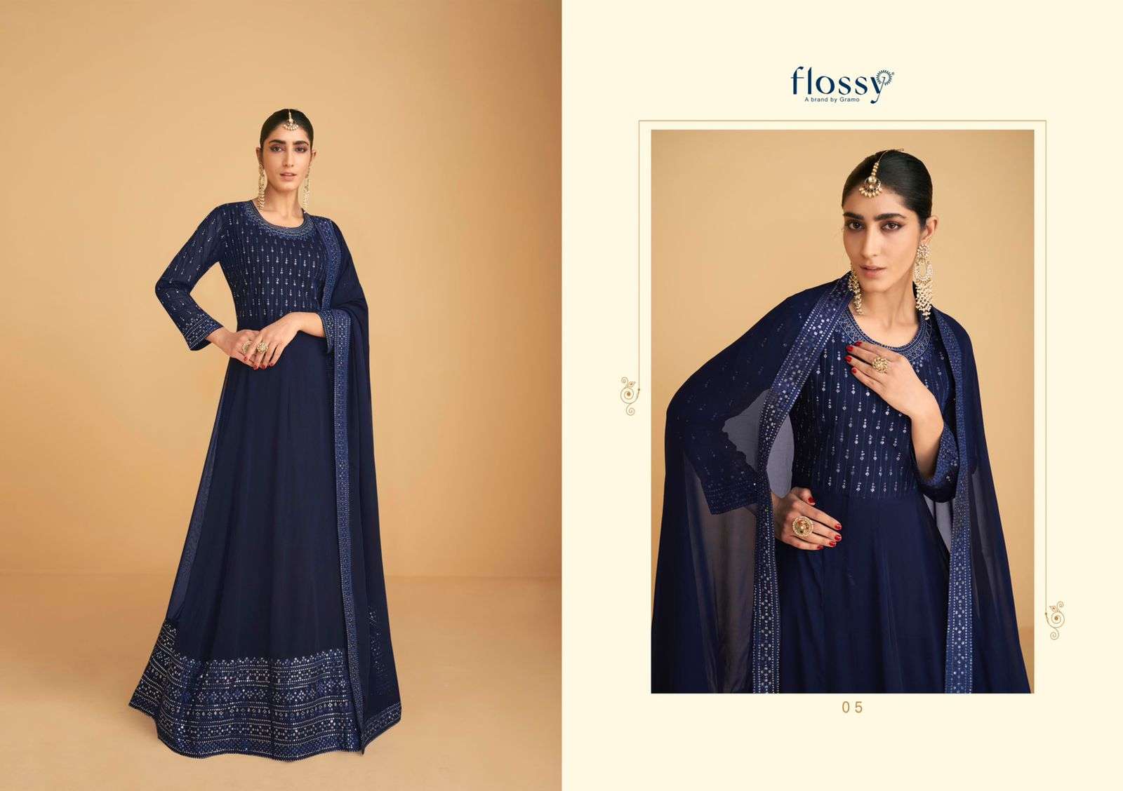 PANIHARI VOL-1 BY FLOSSY 05 TO 08 SERIES BEAUTIFUL SHARARA SUITS COLORFUL STYLISH FANCY CASUAL WEAR & ETHNIC WEAR REAL GEORGETTE EMBROIDERED DRESSES AT WHOLESALE PRICE