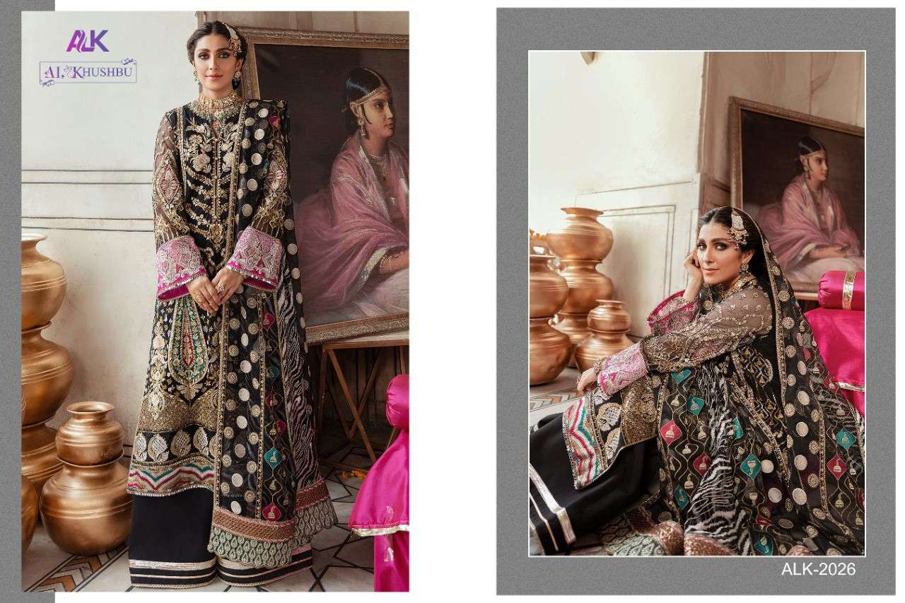 GISELE BY AL KHUSHBU 2025 TO 2027 SERIES DESIGNER PAKISTANI SUITS BEAUTIFUL STYLISH FANCY COLORFUL PARTY WEAR & OCCASIONAL WEAR FAUX GEORGETTE EMBROIDERED DRESSES AT WHOLESALE PRICE