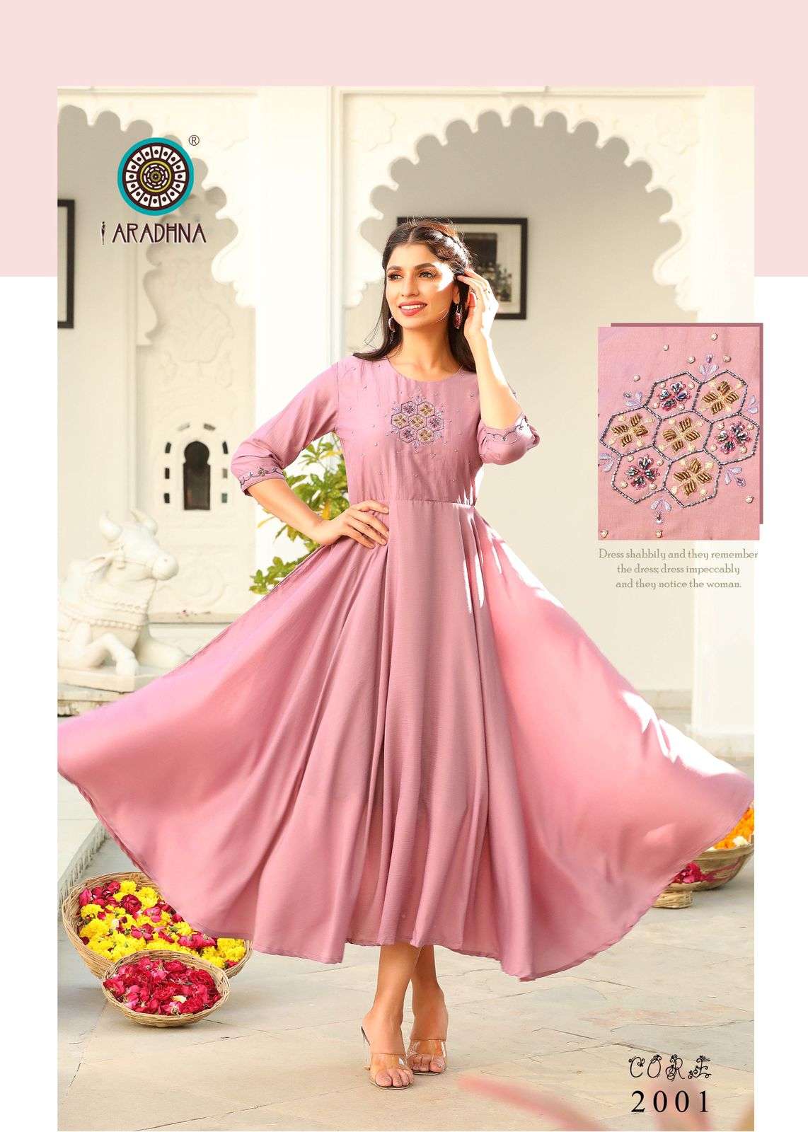 FASHION CORE VOL-2 BY ARADHNA FASHION 2001 TO 2006 SERIES BEAUTIFUL STYLISH FANCY COLORFUL CASUAL WEAR & ETHNIC WEAR COTTON SILK WITH WORK GOWNS AT WHOLESALE PRICE
