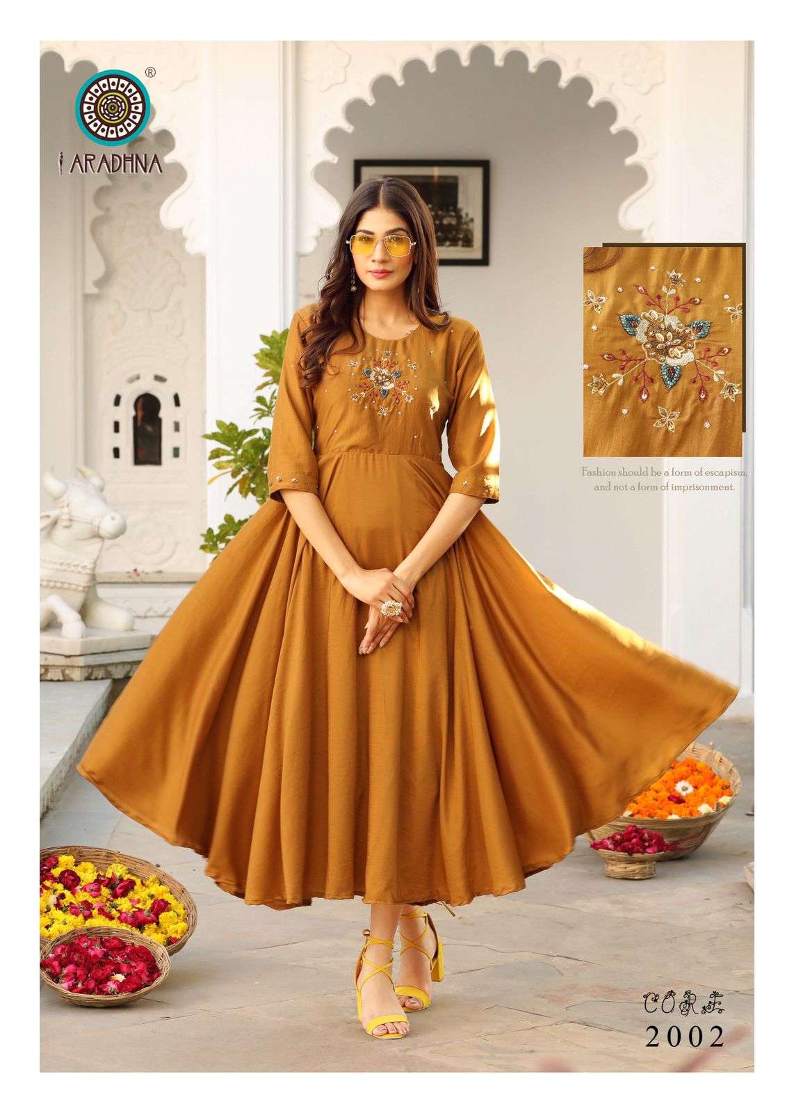 FASHION CORE VOL-2 BY ARADHNA FASHION 2001 TO 2006 SERIES BEAUTIFUL STYLISH FANCY COLORFUL CASUAL WEAR & ETHNIC WEAR COTTON SILK WITH WORK GOWNS AT WHOLESALE PRICE