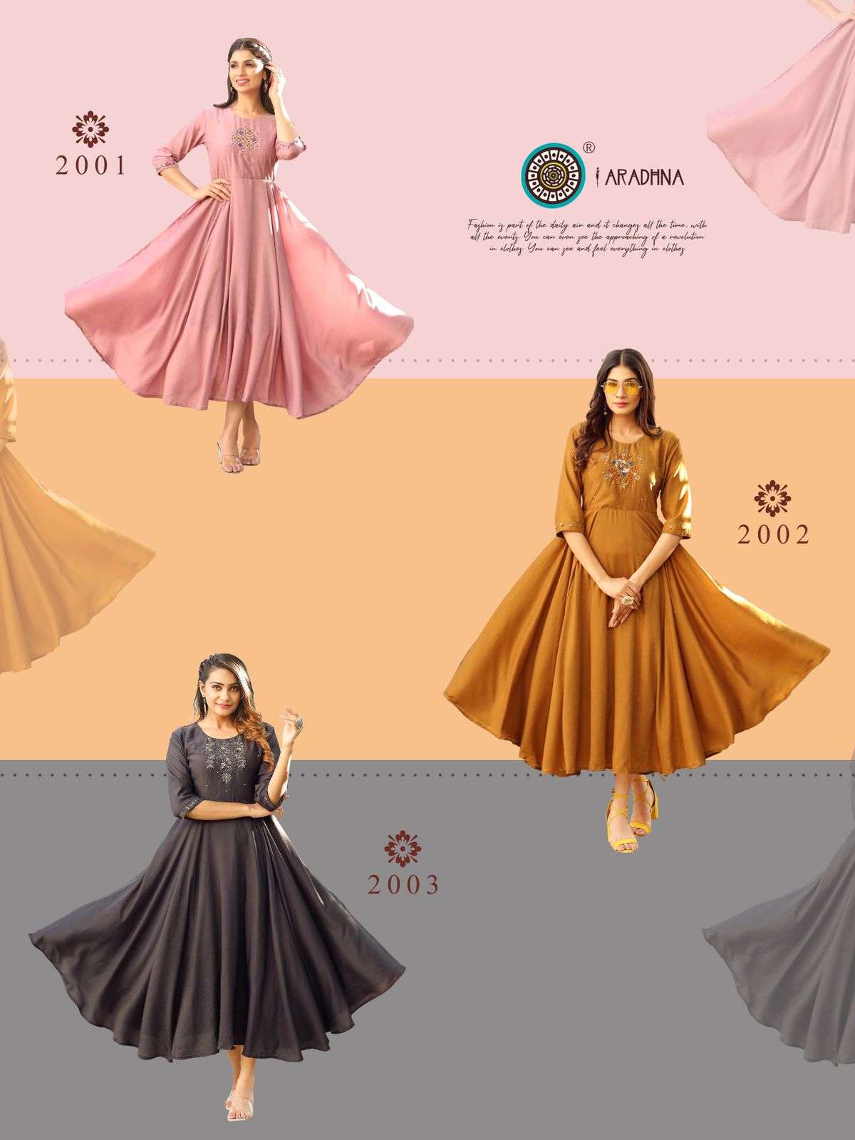FASHION CORE VOL-2 BY ARADHNA FASHION 2001 TO 2006 SERIES BEAUTIFUL STYLISH FANCY COLORFUL CASUAL WEAR & ETHNIC WEAR COTTON SILK WITH WORK GOWNS AT WHOLESALE PRICE