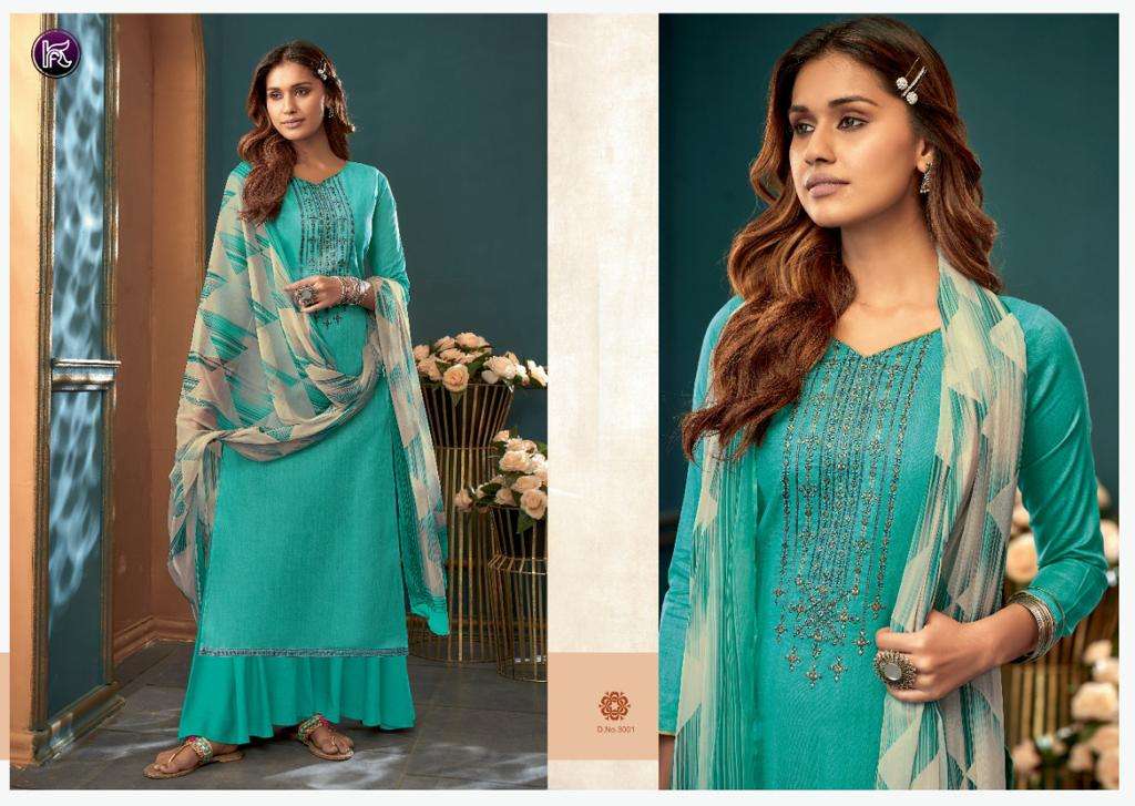 PRINCESS VOL-3 BY KALA FASHION 3001 TO 3006 SERIES BEAUTIFUL STYLISH SUITS FANCY COLORFUL CASUAL WEAR & ETHNIC WEAR & READY TO WEAR COTTON PRINTED DRESSES AT WHOLESALE PRICE