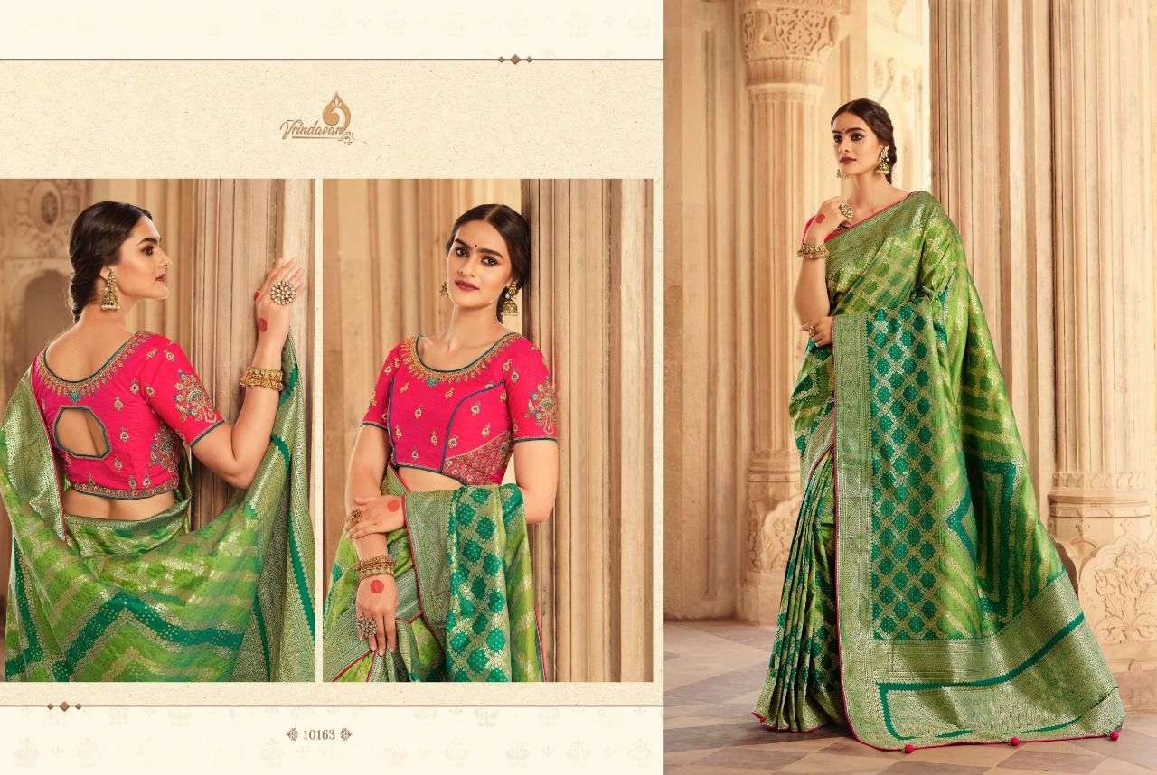 Vrindavan Vol-23 By Vrindavan 10151 To 10165 Series Indian Traditional Wear Collection Beautiful Stylish Fancy Colorful Party Wear & Occasional Wear Silk Sarees At Wholesale Price