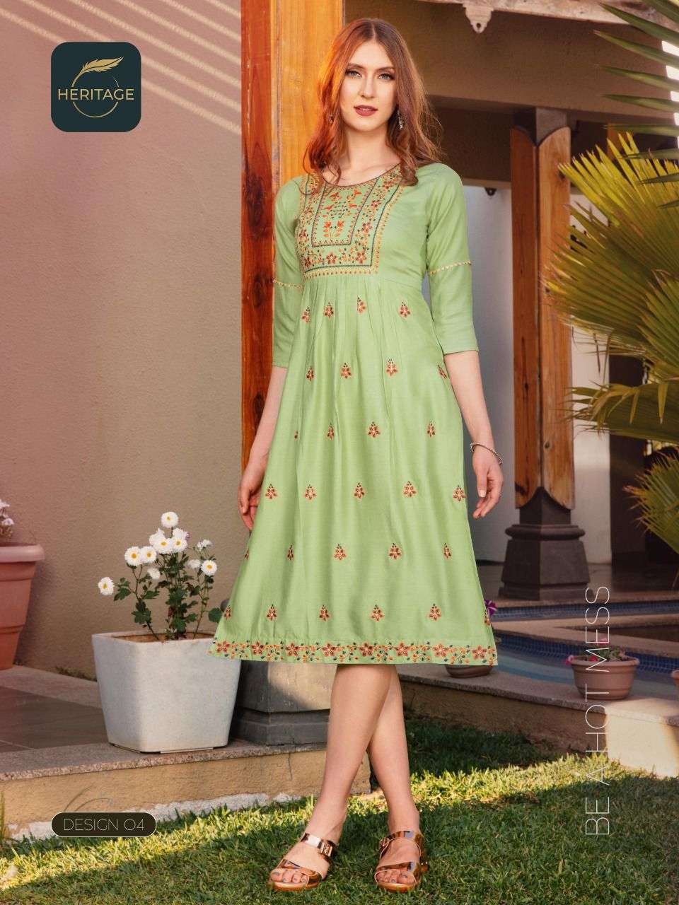 CHERISH BY HERITAGE 01 TO 08 SERIES DESIGNER STYLISH FANCY COLORFUL BEAUTIFUL PARTY WEAR & ETHNIC WEAR COLLECTION RAYON EMBROIDERY KURTIS AT WHOLESALE PRICE