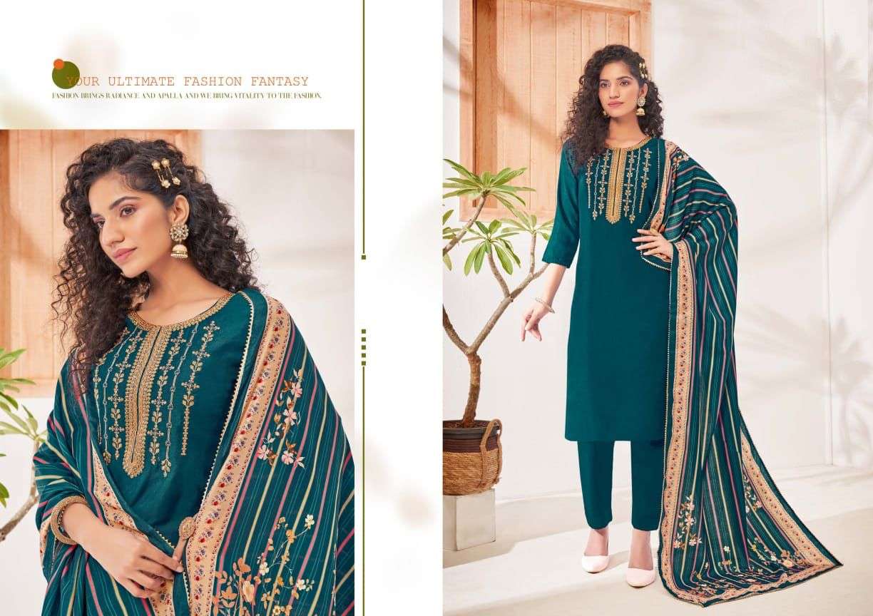 MEGHA BY BEAUTY QUEEN 1001 TO 1007 SERIES BEAUTIFUL SUITS COLORFUL STYLISH FANCY CASUAL WEAR & ETHNIC WEAR HEAVY MUSLIN DRESSES AT WHOLESALE PRICE