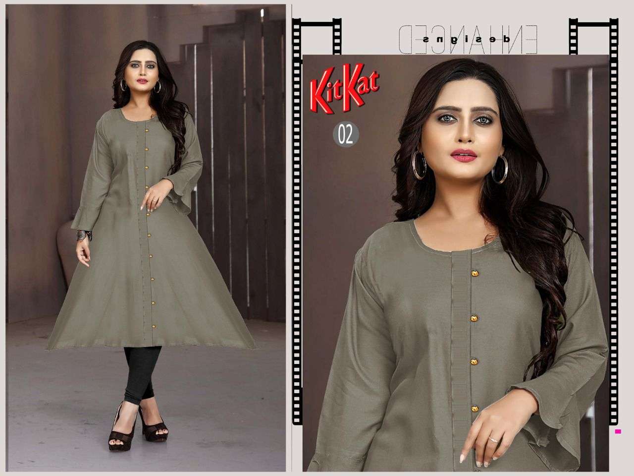 KITKAT BY AAGYA 01 TO 08 SERIES DESIGNER STYLISH FANCY COLORFUL BEAUTIFUL PARTY WEAR & ETHNIC WEAR COLLECTION RAYON KURTIS AT WHOLESALE PRICE