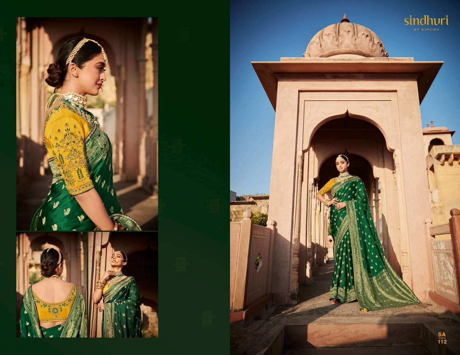 SINDHURI RAJKUMARI BY KIMORA FASHION 111 TO 119 SERIES INDIAN TRADITIONAL WEAR COLLECTION BEAUTIFUL STYLISH FANCY COLORFUL PARTY WEAR & OCCASIONAL WEAR SILK SAREES AT WHOLESALE PRICE