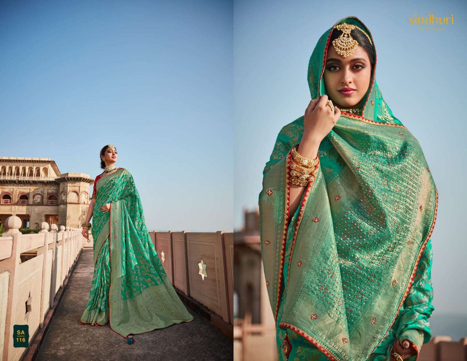 SINDHURI RAJKUMARI BY KIMORA FASHION 111 TO 119 SERIES INDIAN TRADITIONAL WEAR COLLECTION BEAUTIFUL STYLISH FANCY COLORFUL PARTY WEAR & OCCASIONAL WEAR SILK SAREES AT WHOLESALE PRICE