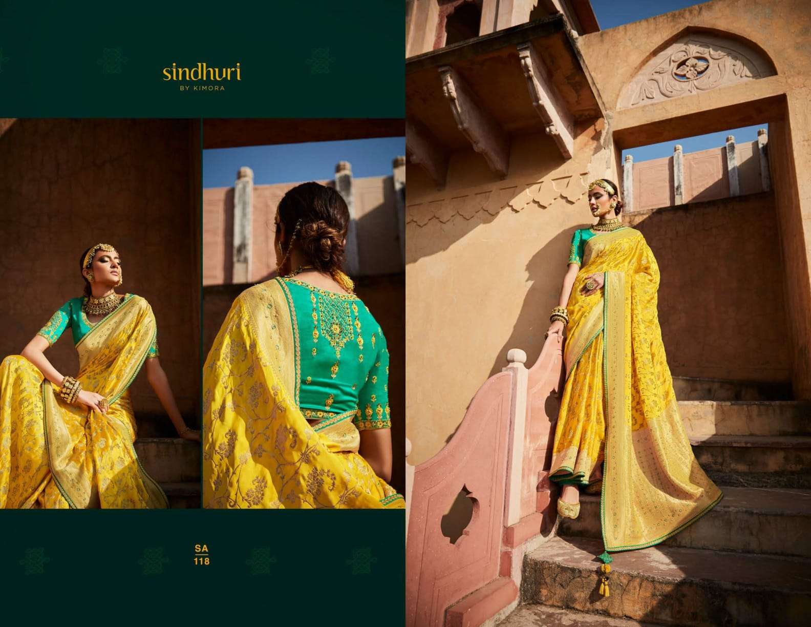 SINDHURI RAJKUMARI BY KIMORA FASHION 111 TO 119 SERIES INDIAN TRADITIONAL WEAR COLLECTION BEAUTIFUL STYLISH FANCY COLORFUL PARTY WEAR & OCCASIONAL WEAR SILK SAREES AT WHOLESALE PRICE