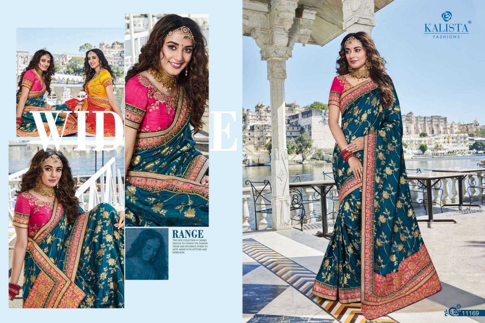 KOHINOOR GOLD VOL-2 BY KALISTA FASHION 11167 TO 11172 SERIES INDIAN TRADITIONAL WEAR COLLECTION BEAUTIFUL STYLISH FANCY COLORFUL PARTY WEAR & OCCASIONAL WEAR SILK/GEORGETTE SAREES AT WHOLESALE PRICE