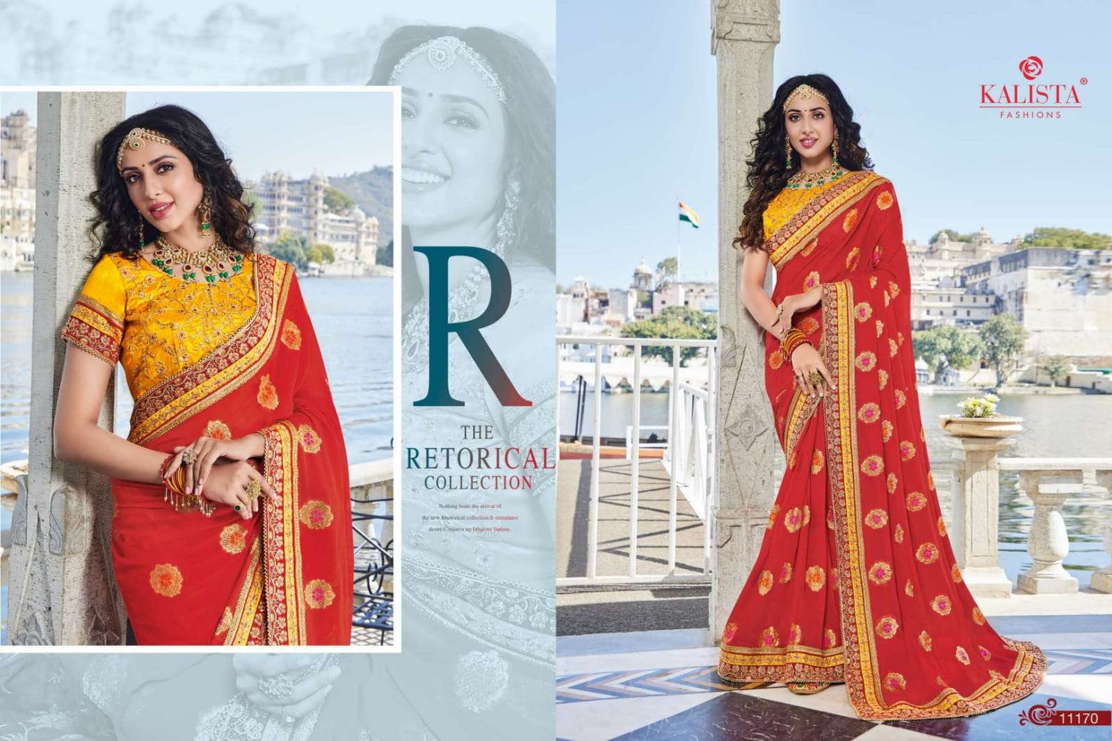 KOHINOOR GOLD VOL-2 BY KALISTA FASHION 11167 TO 11172 SERIES INDIAN TRADITIONAL WEAR COLLECTION BEAUTIFUL STYLISH FANCY COLORFUL PARTY WEAR & OCCASIONAL WEAR SILK/GEORGETTE SAREES AT WHOLESALE PRICE