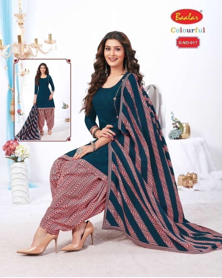 COLOURFUL HIT LIST VOL-1 BY BAALAR BEAUTIFUL STYLISH SUITS FANCY COLORFUL CASUAL WEAR & ETHNIC WEAR & READY TO WEAR PURE COTTON DRESSES AT WHOLESALE PRICE