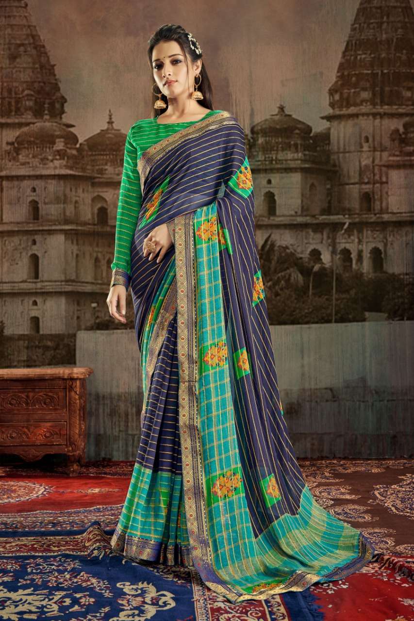ANITA GEORGETTE BY YADU NANDAN FASHION 01 TO 04 SERIES INDIAN TRADITIONAL WEAR COLLECTION BEAUTIFUL STYLISH FANCY COLORFUL PARTY WEAR & OCCASIONAL WEAR GEORGETTE PRINT SAREES AT WHOLESALE PRICE