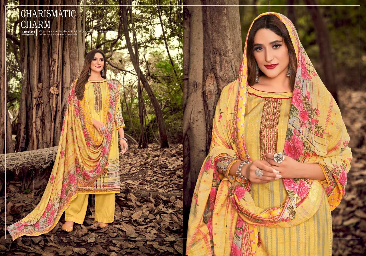 INAYAT VOL-3 BY ADEEVA TRENDZ 3001 TO 3010 SERIES BEAUTIFUL STYLISH SUITS FANCY COLORFUL CASUAL WEAR & ETHNIC WEAR & READY TO WEAR COTTON DIGITAL PRINTED DRESSES AT WHOLESALE PRICE