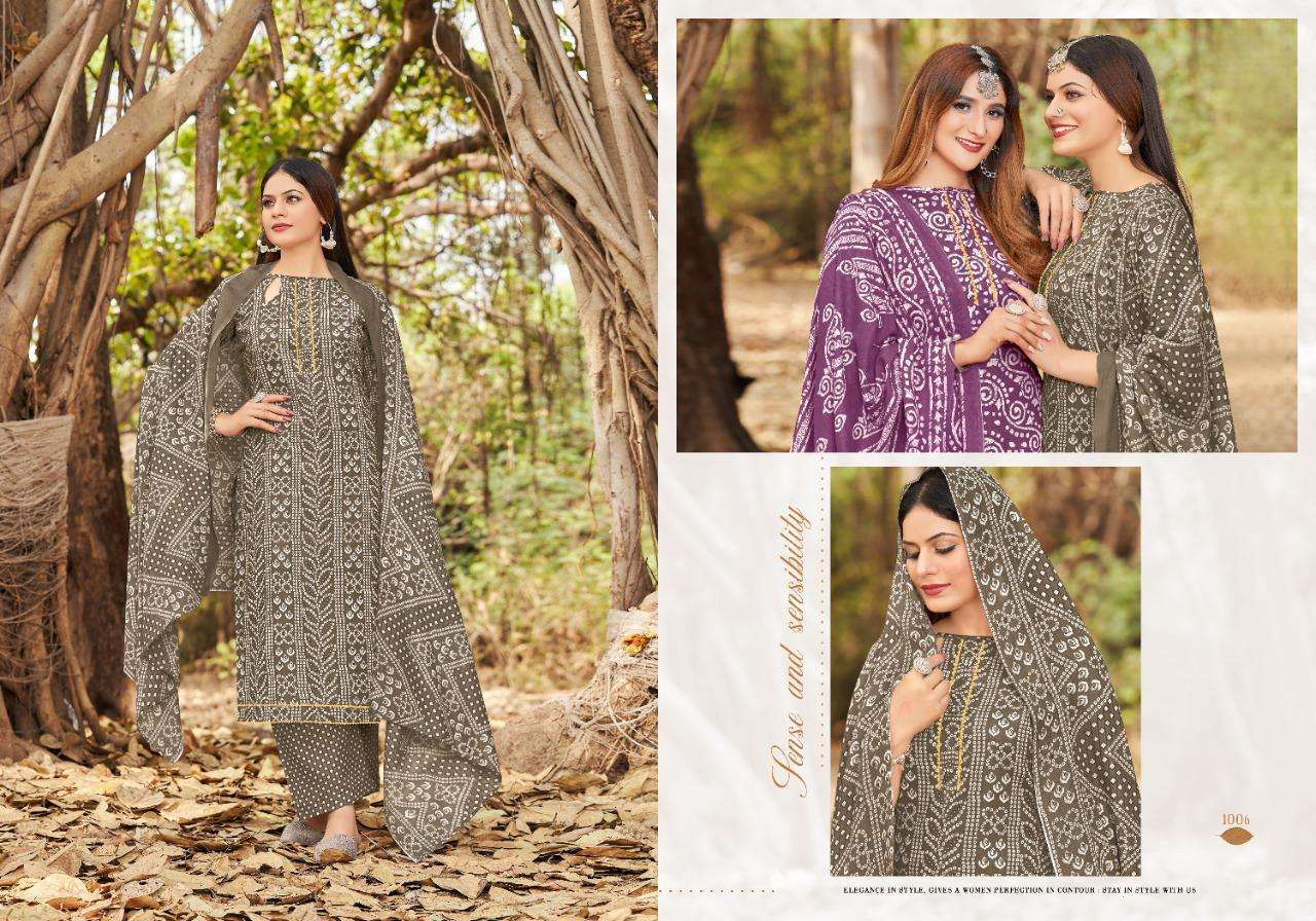 RUHI BY RADHA FABS 1001 TO 1010 SERIES INDIAN TRADITIONAL WEAR COLLECTION BEAUTIFUL STYLISH FANCY COLORFUL PARTY WEAR & OCCASIONAL WEAR PURE COTTON PRINT DRESSES AT WHOLESALE PRICE