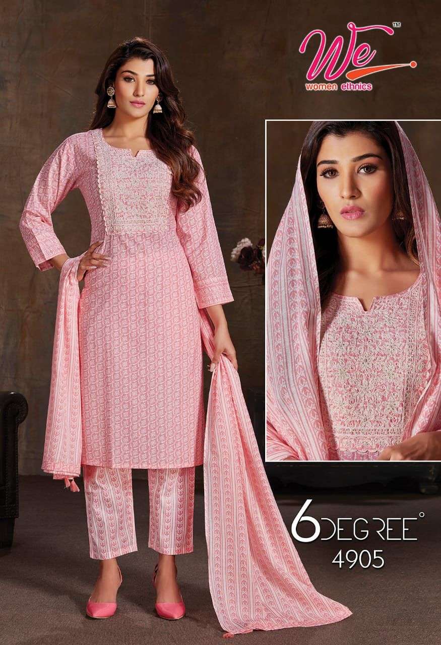 6 DEGREE BY WOMEN ETHNIC 4901 TO 4906 SERIES BEAUTIFUL SUITS COLORFUL STYLISH FANCY CASUAL WEAR & ETHNIC WEAR FANCY DRESSES AT WHOLESALE PRICE
