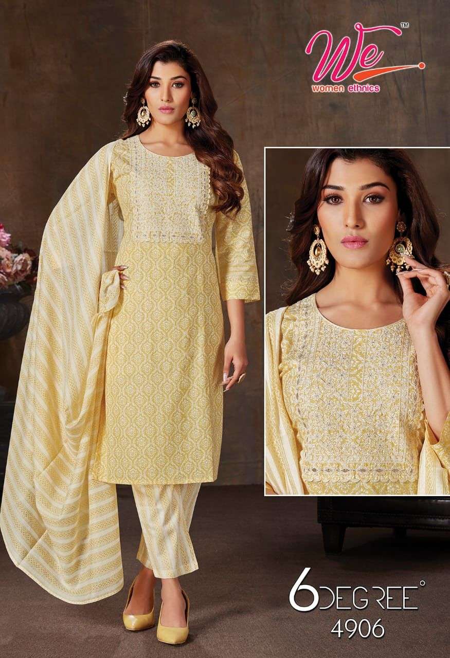 6 DEGREE BY WOMEN ETHNIC 4901 TO 4906 SERIES BEAUTIFUL SUITS COLORFUL STYLISH FANCY CASUAL WEAR & ETHNIC WEAR FANCY DRESSES AT WHOLESALE PRICE