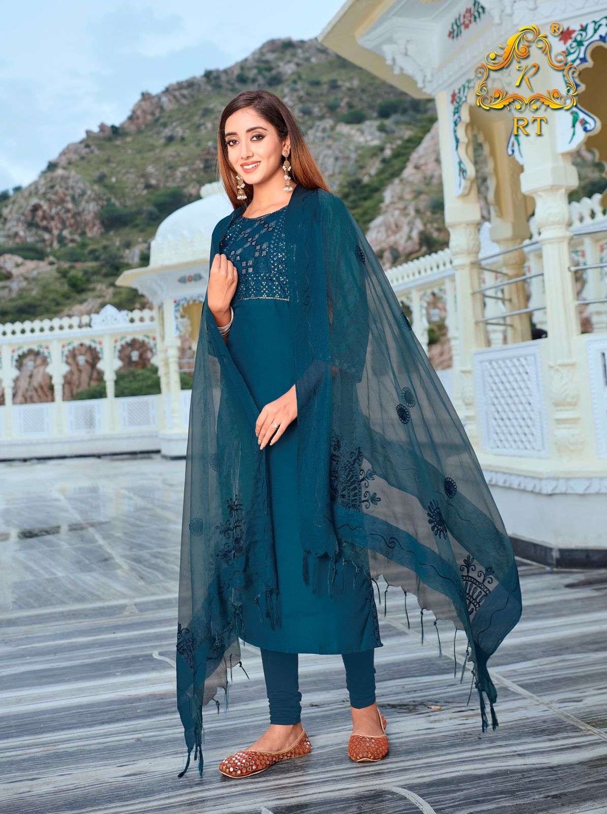 RIM-JHIM VOL-2 BY RT 1523 TO 1528 SERIES DESIGNER STYLISH FANCY COLORFUL BEAUTIFUL PARTY WEAR & ETHNIC WEAR COLLECTION MUSLIN KURTIS WITH DUPATTA AT WHOLESALE PRICE