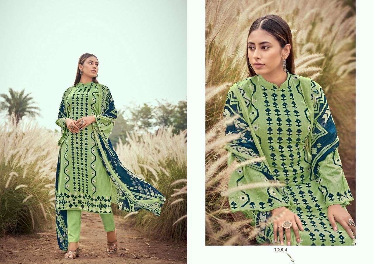 SUMMER BEAUTY BY AAKRUTI 101 TO 10008 SERIES BEAUTIFUL SUITS COLORFUL STYLISH FANCY CASUAL WEAR & ETHNIC WEAR PURE CAMBRIC COTTON PRINT DRESSES AT WHOLESALE PRICE