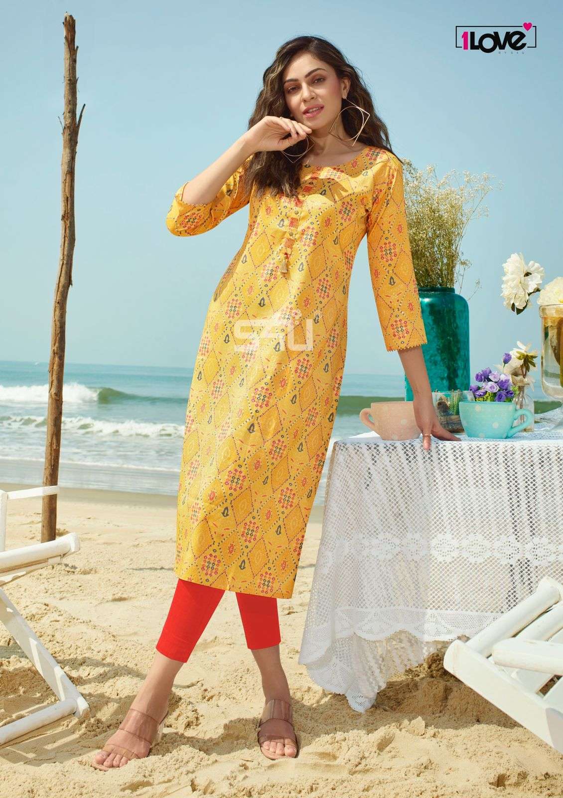 GOLD VOL-2 BY 1 LOVE 01 TO 08 SERIES DESIGNER STYLISH FANCY COLORFUL BEAUTIFUL PARTY WEAR & ETHNIC WEAR COLLECTION PREMIUM RAYON KURTIS AT WHOLESALE PRICE