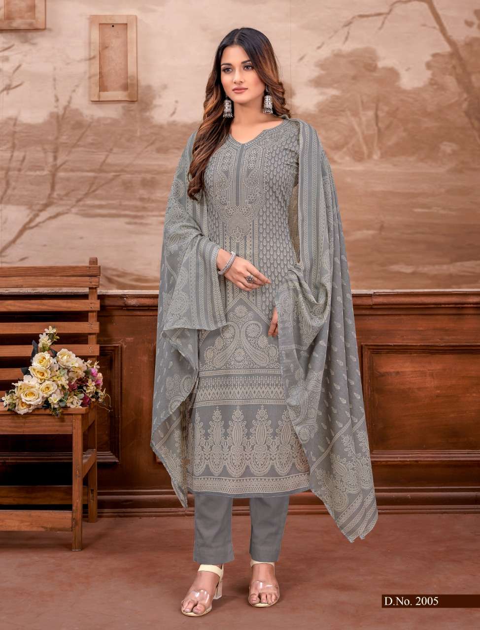 SONPARI BY BEMITEX 2001 TO 2008 SERIES BEAUTIFUL SUITS COLORFUL STYLISH FANCY CASUAL WEAR & ETHNIC WEAR PURE COTTON PRINT DRESSES AT WHOLESALE PRICE