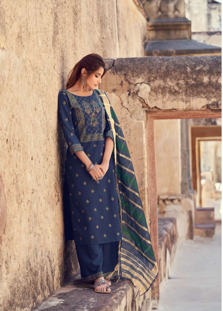 KANTHA BY INDO ERA 1021 TO 1026 SERIES BEAUTIFUL SUITS COLORFUL STYLISH FANCY CASUAL WEAR & ETHNIC WEAR COTTON PRINT DRESSES AT WHOLESALE PRICE