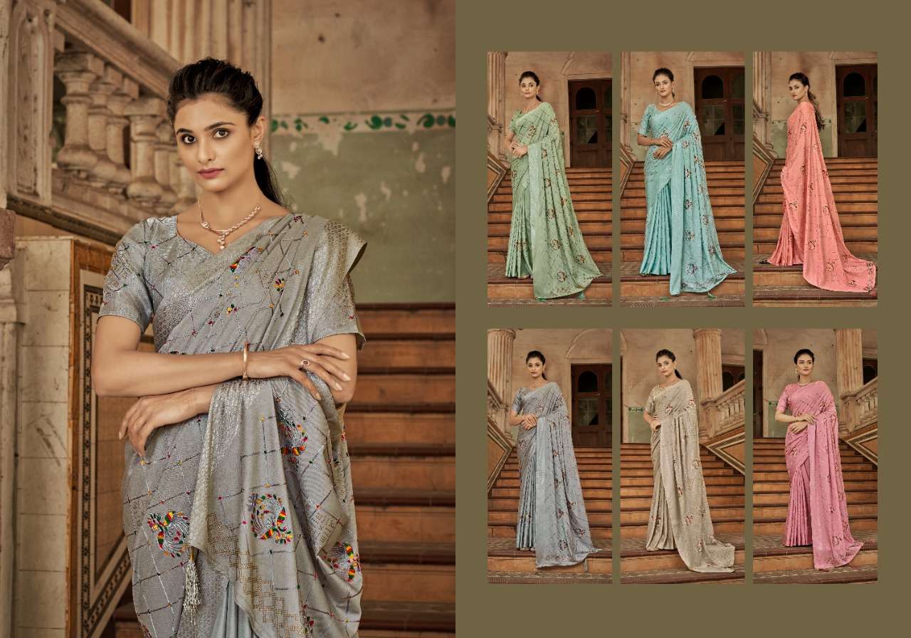 UNICORN PEACOCK BY YADU NANDAN FASHION 01 TO 06 SERIES INDIAN TRADITIONAL WEAR COLLECTION BEAUTIFUL STYLISH FANCY COLORFUL PARTY WEAR & OCCASIONAL WEAR COTTON SATIN SAREES AT WHOLESALE PRICE