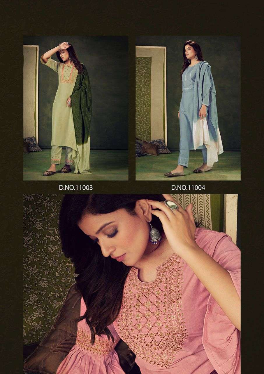 NAZAKAT BY RIYA DESIGNER 11001 TO 11006 SERIES BEAUTIFUL SUITS COLORFUL STYLISH FANCY CASUAL WEAR & ETHNIC WEAR PURE VISCOSE SILK DRESSES AT WHOLESALE PRICE