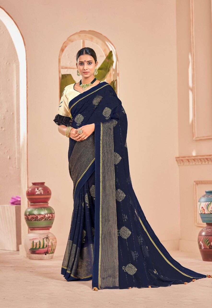 MANORAMA BY 5D DESIGNER 11731 TO 11738 SERIES INDIAN TRADITIONAL WEAR COLLECTION BEAUTIFUL STYLISH FANCY COLORFUL PARTY WEAR & OCCASIONAL WEAR PURE CHIFFON SAREES AT WHOLESALE PRICE