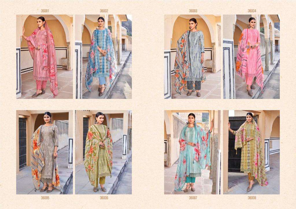 TALAB BY SELTOS 36001 TO 36008 SERIES BEAUTIFUL SUITS COLORFUL STYLISH FANCY CASUAL WEAR & ETHNIC WEAR PURE VISCOSE RAYON PRINT DRESSES AT WHOLESALE PRICE