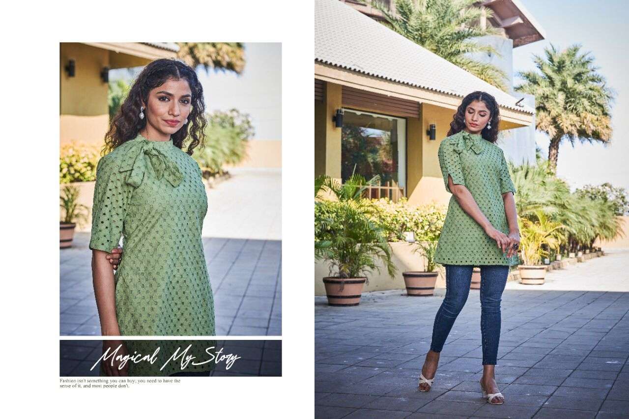 NOOR BY KURTI TIMES 01 TO 04 SERIES DESIGNER STYLISH FANCY COLORFUL BEAUTIFUL PARTY WEAR & ETHNIC WEAR COLLECTION PURE COTTON KURTIS AT WHOLESALE PRICE