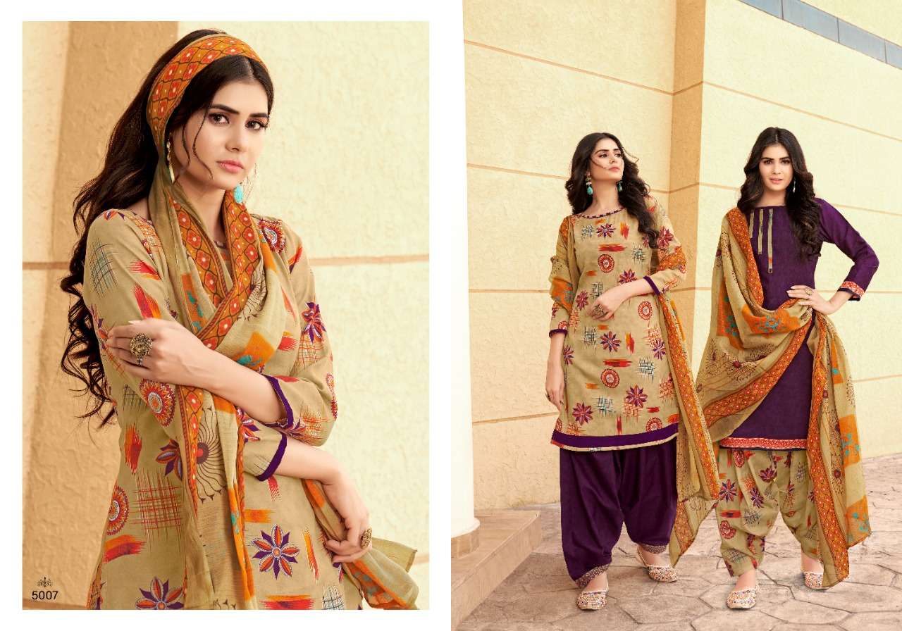 NON STOP VOL-50 BY SWEETY FASHION 5001 TO 5012 SERIES BEAUTIFUL SUITS COLORFUL STYLISH FANCY CASUAL WEAR & ETHNIC WEAR SOFT COTTON PRINT DRESSES AT WHOLESALE PRICE