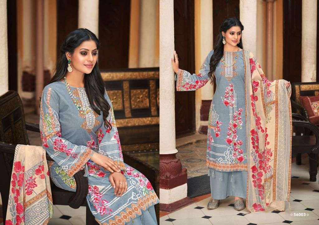 ELAAN E ISHQ BY SELTOS 56001 TO 56008 SERIES BEAUTIFUL PAKISTANI SUITS COLORFUL STYLISH FANCY CASUAL WEAR & ETHNIC WEAR PURE CAMBRIC DIGITAL PRINT DRESSES AT WHOLESALE PRICE